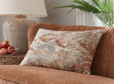 Prime Furniture - Ashley Furniture - Aprover Pillows - Pillow / Rust/Gray/White - A1001040P